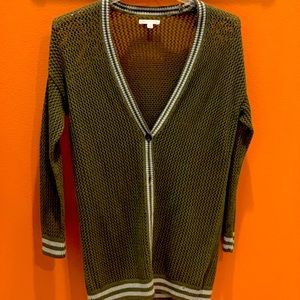 Knit duster cardigan